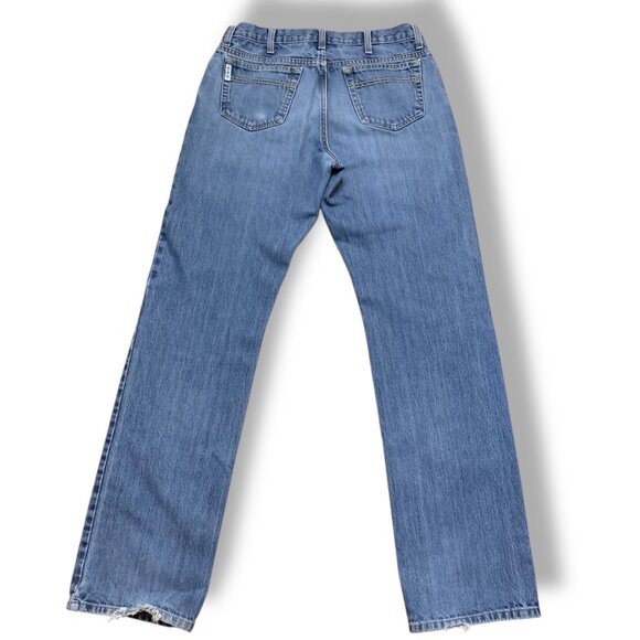 Vintage Cinch Mens Blue Jean Medium Wash Size 32x36 Relaxed Straight-Leg Y2K - Picture 10 of 16